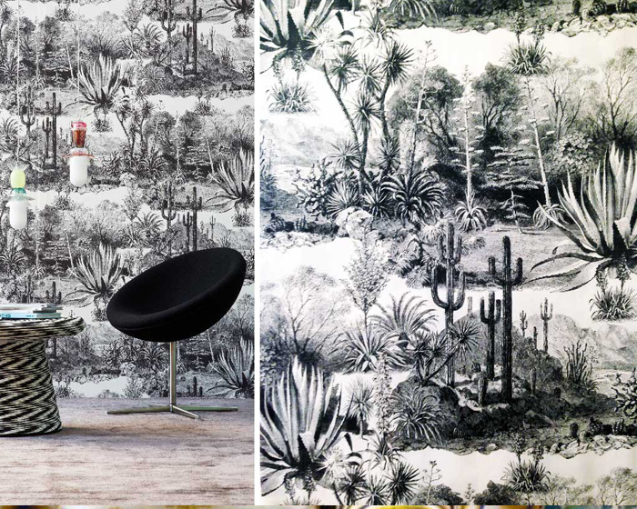 Papier peint Pierre Frey - Pampa vendu au mètre linéaire - Papier peint Pierre Frey - Pampa vendu au mètre linéaire -